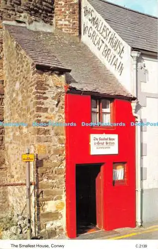 R528206 Conwy The Smallest House E T W Dennis Photocolour