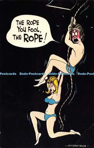 R528279 The Rope You Fool the Rope Bamforth Comic Serie Nr. 15 Fitzpatrick