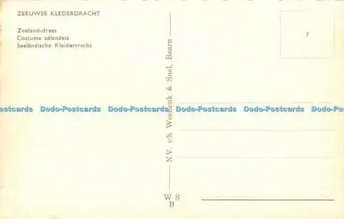 R530293 Zeeuwse Lederdracht Zeeland Kleid N V Weenenk und Snel