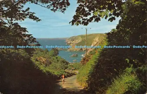 R530298 St Agnes Rocky Lane The Photographic Greeting Card Natural Colour Series