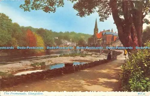 R530318 Llangollen The Promenade Valentine Valchrome