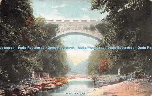 R530355 Rokeby Abbey Bridge Stoddart Serie Metcalfe 1904