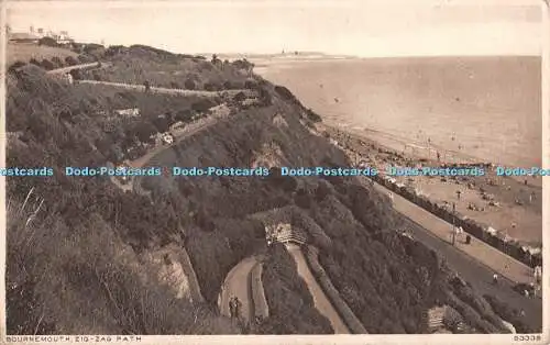 R530364 Bournemouth Zig Zag Path Photochrom 1926