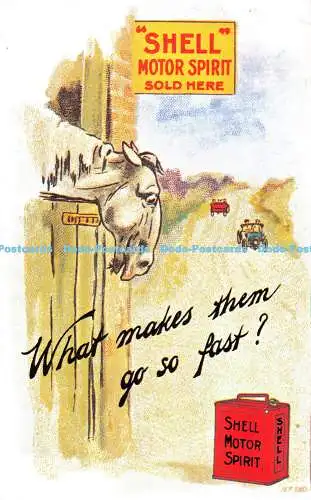 R528797 Shell Motor Spirit wird hier verkauft, was sie so schnell macht