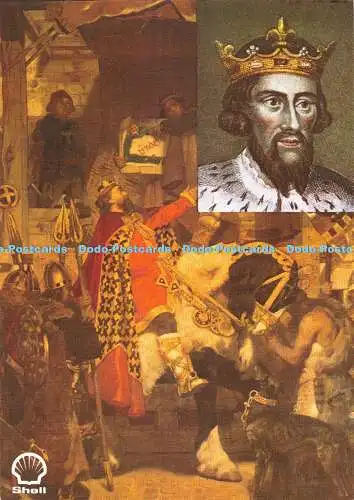 R528827 Shell Great Britons Alfred King Alfred Repairing the Wall of the City of