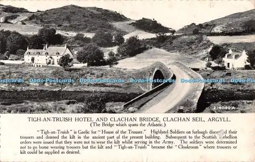 R530657 Tigh An Truish Hotel and Clachan Bridge Clachan Seil Argyll 214049A Vale