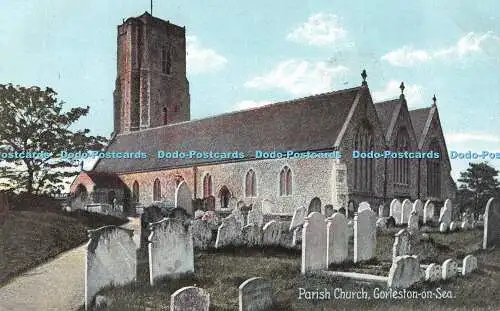 R530760 Pfarrkirche Gorleston am Meer Kunst Postkarten Christliche Romane Verlag