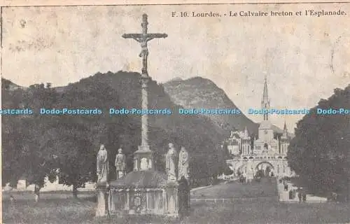 R530768 F 10 Lourdes Le Calvaire breton et lEsplanade Edit du Palais du Rosaire