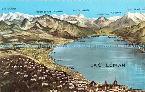 R529229 Lac Leman Alpes Bernoises Rochers de Naye Diablerets Dent de Morcles Cat