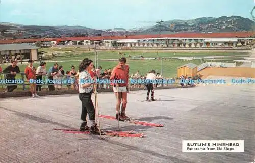 R531202 M 11 Butlins Minehead Panorama von Skipiste Real Butlins Foto 19