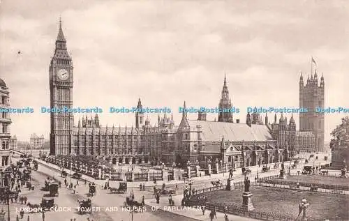 R531230 London Clock Tower and Houses of Parliament H G Pearce