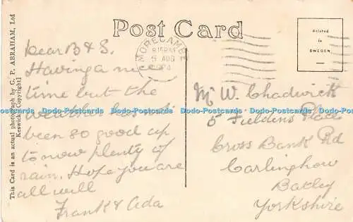 R532589 Bowness Bay von Belsfield Hotel G P Abraham 1924