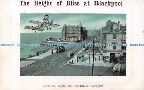 R537357 Blackpool Metropole Hotel and Promenade E R G Victoria Series No 63