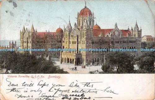 R532626 Bombay Victoria Terminus G I P Ry 1907