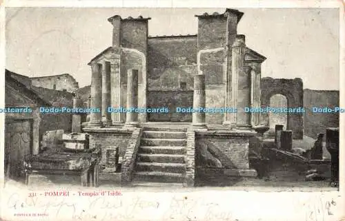 R537380 Pompei Tempio d Iside Richter 1905