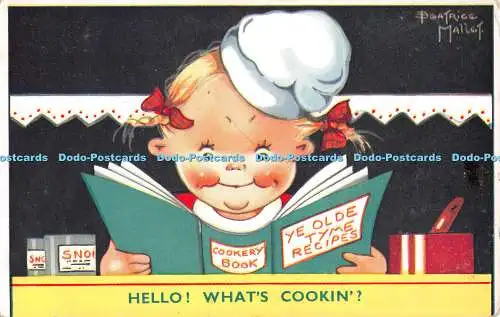 R537436 Hello What s Cookin Postkarte 1951