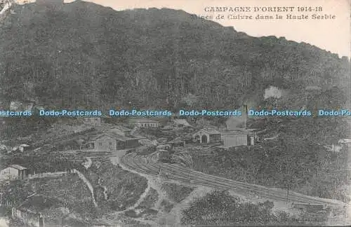 R534875 Campagne D Orient Mines de Cuivre Dans la Haute Serbie