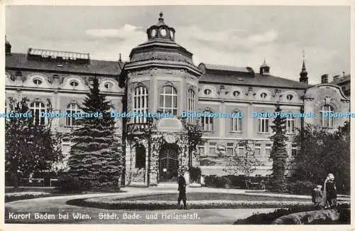 R532793 Kurort Baden bei Wien Stadt Bade und Heilanstalt Aug Lowenstein Bromoton