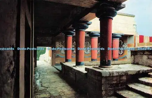 R534898 Knossos Säulen des Königspalastes J Makris