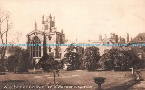 R531552 Winchester College from Warden Garden F Frith No 19435