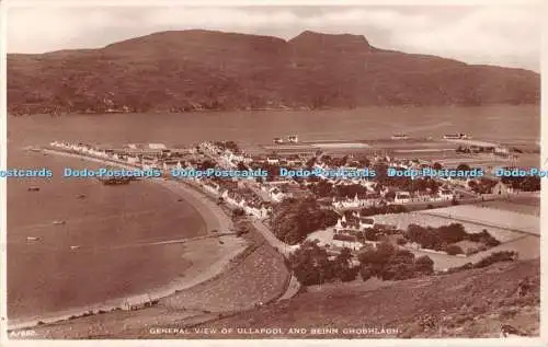 R532824 Gesamtansicht von Ullapool und Beinn Ghobhlach J B White Best of All Serie