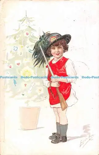 R529771 Grußkarte Ars Parva Elda Cenni 1915