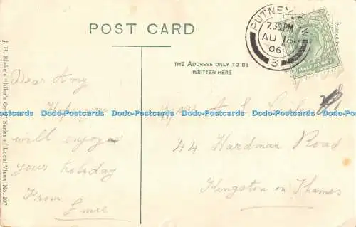 R534940 Queensmere Wimbledon Common J H Blake Idler Own Series of Local Views No