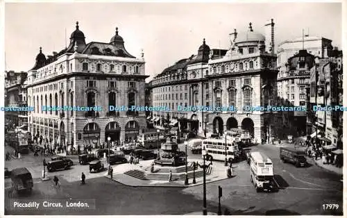 R534973 London Piccadilly Circus Harrods RP 1952