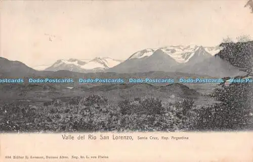 R531606 Santa Cruz Rep Argentina Valle del San Lorenzo R Rosauer