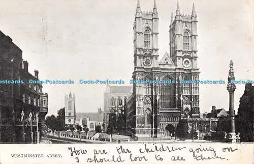 R534975 Westminster Abbey Postkarte