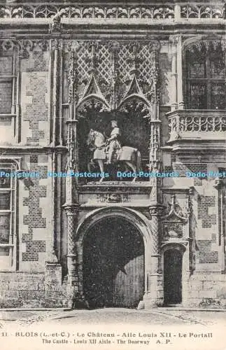 R529824 Blois The Castle Louis XII Aisle The Doorway E Dupre