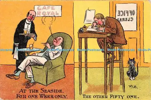 R537646 Only At Seaside for one week Other fifty one 1916 Multi View