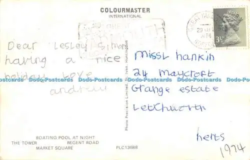 R534999 Great Yarmouth The Tower Photo Precision Colourmaster International Mult