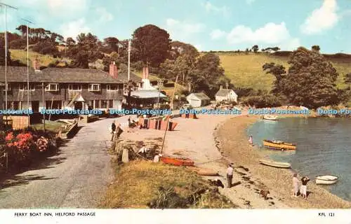 R535016 Ferry Boat Inn Helford Passage KFL 121 Farbe Jarrold Cotman