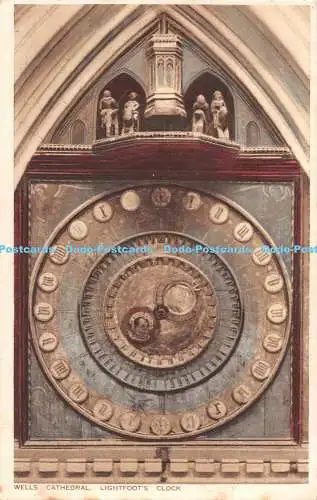 R529865 Wells Cathedral Lightfoots Clock Phillips City Studio R A P The Seal of