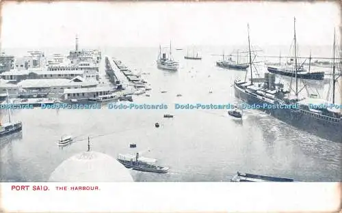 R537685 Port Said Harbour Lichtenstern und Harari Cairo No 96