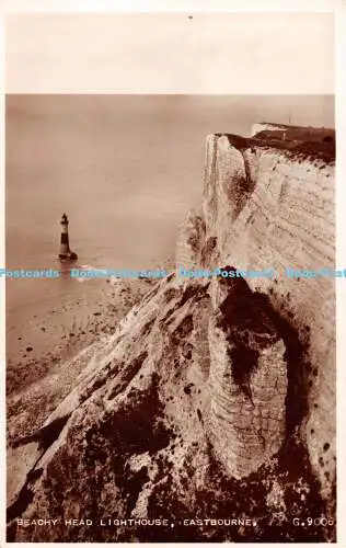 R529870 Eastbourne Beachy Head Lighthouse Valentine RP