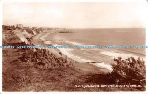 R531654 Bournemouth Bay von Alum Chine Dearden und Wade Sunny South Echtfoto