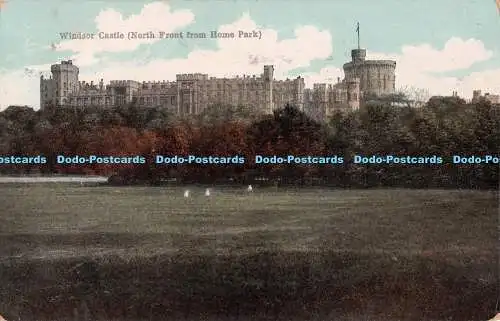 R537719 Windsor Castle North Front from Home Park Boots Pelham Series 1906