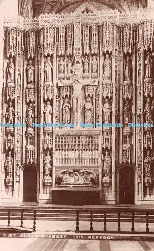 R529904 St Alban Abbey The Reredos 1911