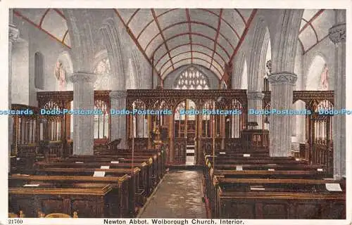 R535070 21760 Newton Abbot Wolborough Kirche Interieur