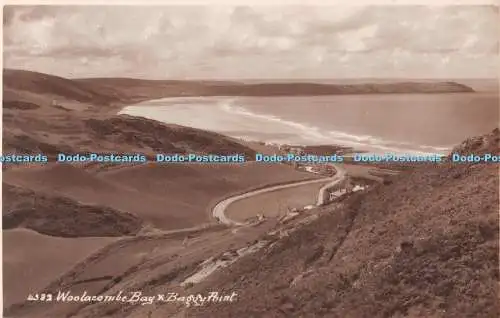 R532964 Woolacombe Bay und Baggy Point E A Sweetman Sunshine Serie RP