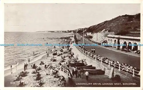 R537742 513 Undercliff Drive Look West Boscombe 1954