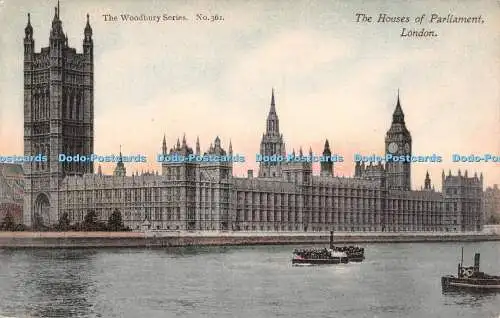 R531712 London The Houses of Parliament Woodbury Serie Nr 361