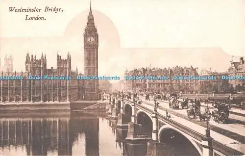 R533021 London Westminster Bridge Postkarte