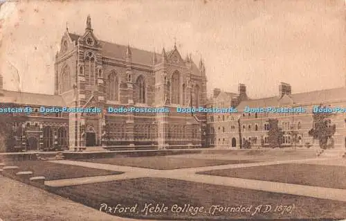 R535127 Oxford Keble College gegründet A D 1870 Friths Serie Nr. 26851 1918