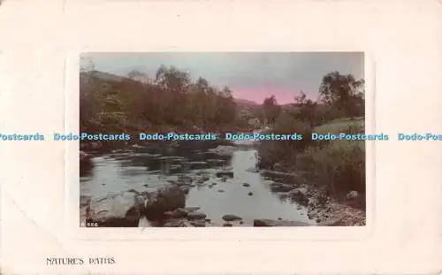 R535149 P 626 Natures Paths Rotary Photographic Plate Sunk Gem Series 1907