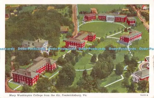 R535205 Mary Washington College from Air Fredericksburg Va 7A272 N R A Kishpaugh