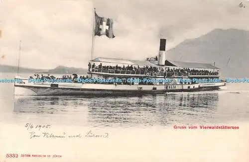R531881 Gruss vom Vierwaldstattersee Photoglob 1905