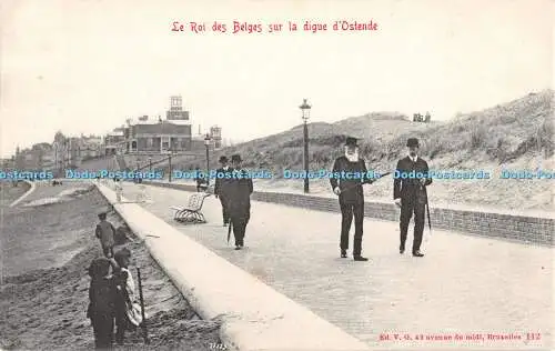 R531883 Le Roi des Belges sur la digue d Ostende V G